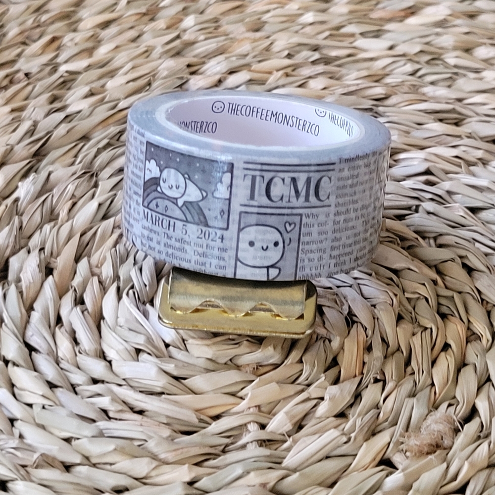 Thecoffeemonsterzco - Breaking News washi tape - 20mm